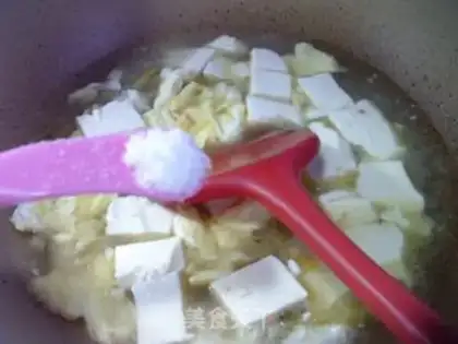 Make Soy sauce, tofu soup step 6