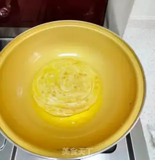 Make A hand torn oil cake step 10
