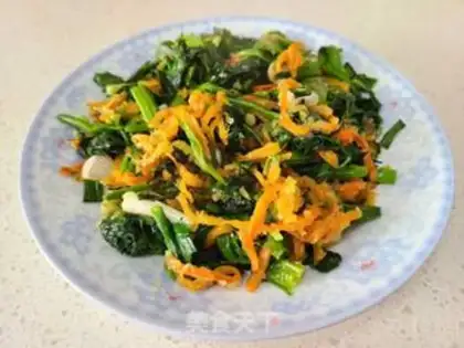 Make Scrambled spinach step 4
