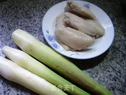 Make Burning chicken wings white step 0