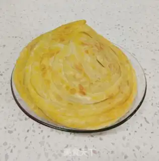 Make A hand torn oil cake step 11