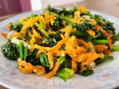 Make Scrambled spinach step 5