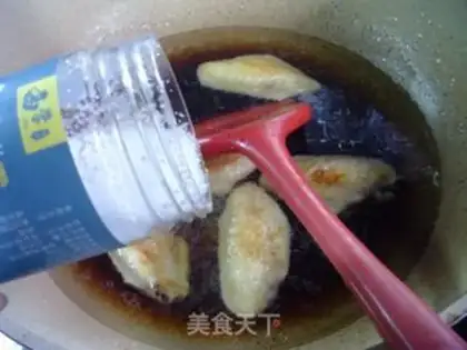 Make Burning chicken wings white step 8