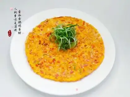 Make Tomato sausage eggcake step 5