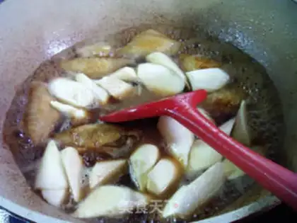Make Burning chicken wings white step 10