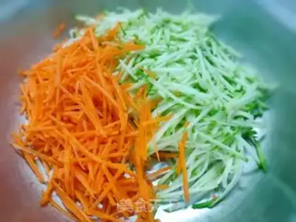 Make Vegetable eggcake step 2