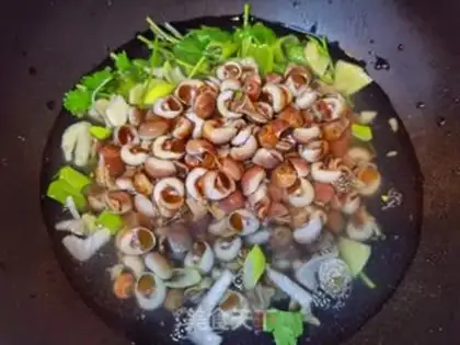 Make Boiled conch step 2