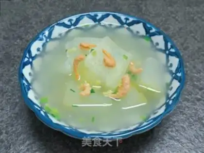 Make Seameat melon soup step 11