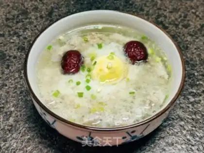 Make Meatloaf egg soup step 5