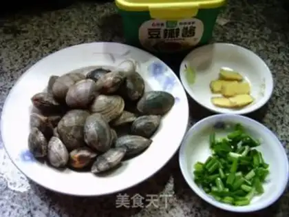Make Saffron clams step 0