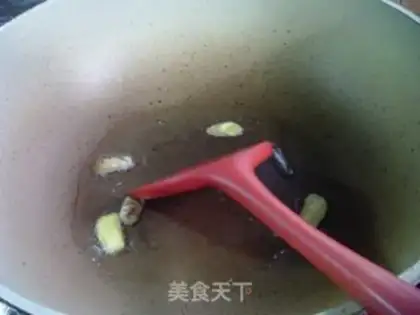 Make Saffron clams step 1