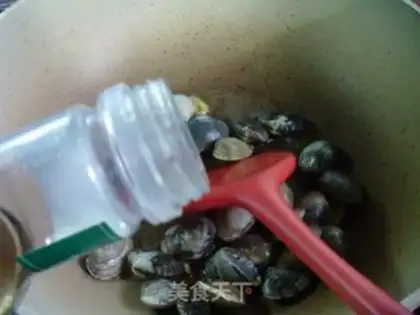 Make Saffron clams step 2