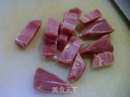 Make Salted meat. Soup step 1