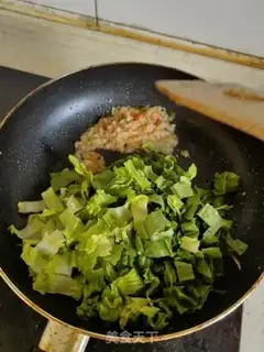 Make Garlic green step 2