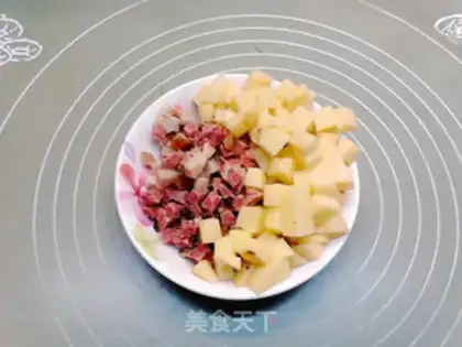 Make Potato rice step 1