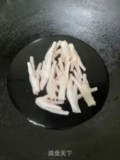 Make Five flowers, chicken claws step 2