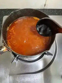 Make Tomato gravy noodles step 6