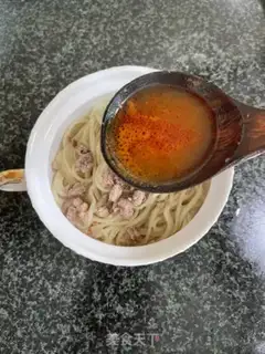Make Tomato gravy noodles step 10