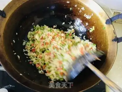 Make Three-coloured rice step 6