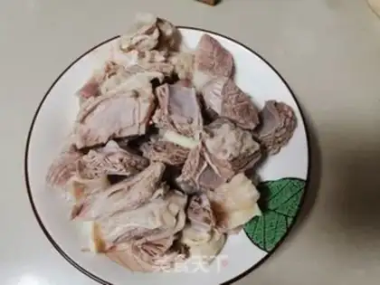 Make Five flowers, chicken claws step 12