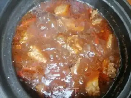 Make The abalone burns the ribs step 6