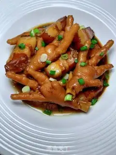 Make Five flowers, chicken claws step 17