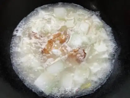 Make Shrimp melon soup step 7