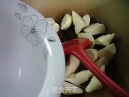 Make walnuts, black rice cake step 14