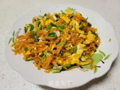 Make Eggs fried with radish step 5