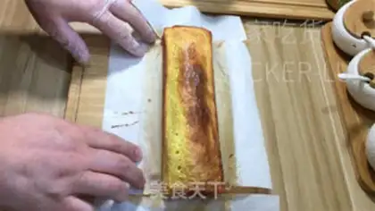 Make Coconut gold cake step 12