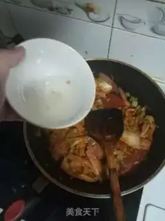 Make Xinjiang fried noodles step 7