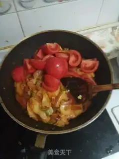 Make Xinjiang fried noodles step 8