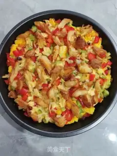 Make Low-fat chicken pizza step 7