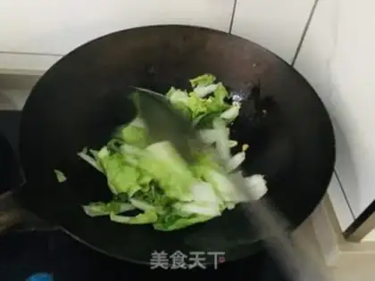 Make Garlic cabbage step 2
