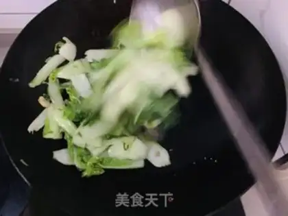 Make Garlic cabbage step 4