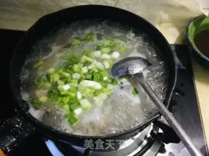 Make Fan lamb soup step 5