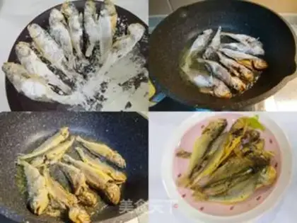 Make Little yellow fish dry soup step 3