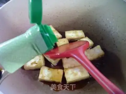 Make Soy tofu step 4