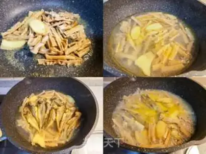 Make Little yellow fish dry soup step 4