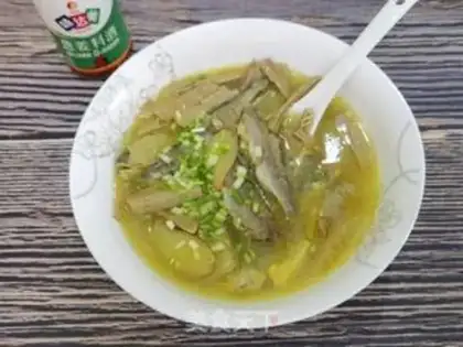 Make Little yellow fish dry soup step 5