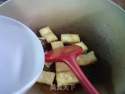 Make Soy tofu step 6