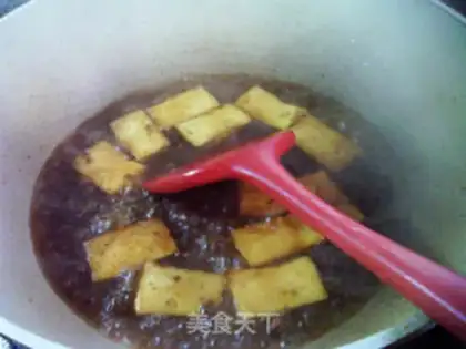 Make Soy tofu step 7