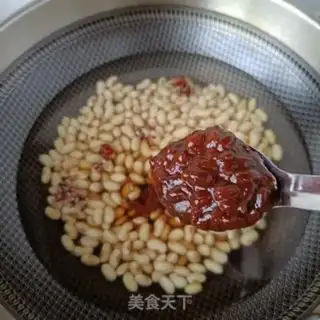 Make Hot soy beans step 2