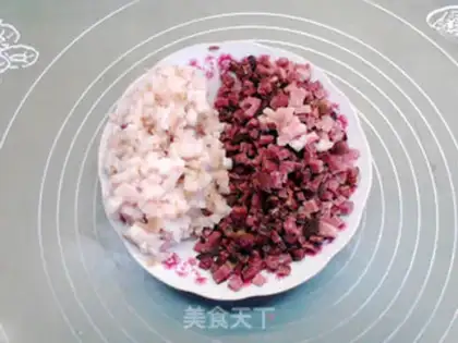 Make ♪ Dry the sauce and white corn bread ♪ step 2
