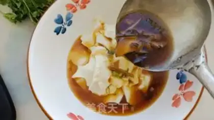 Make A simple tofu brain step 13