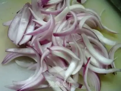Make Bean sprouts onions step 1