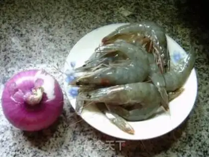 Make Shrimp fried onions step 0