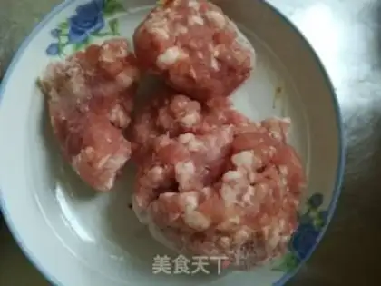 Make Three fresh dumplings step 2