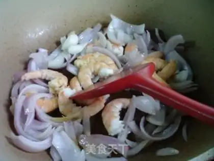 Make Shrimp fried onions step 9