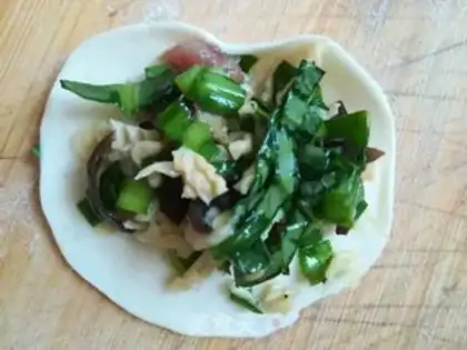 Make Three fresh dumplings step 6
